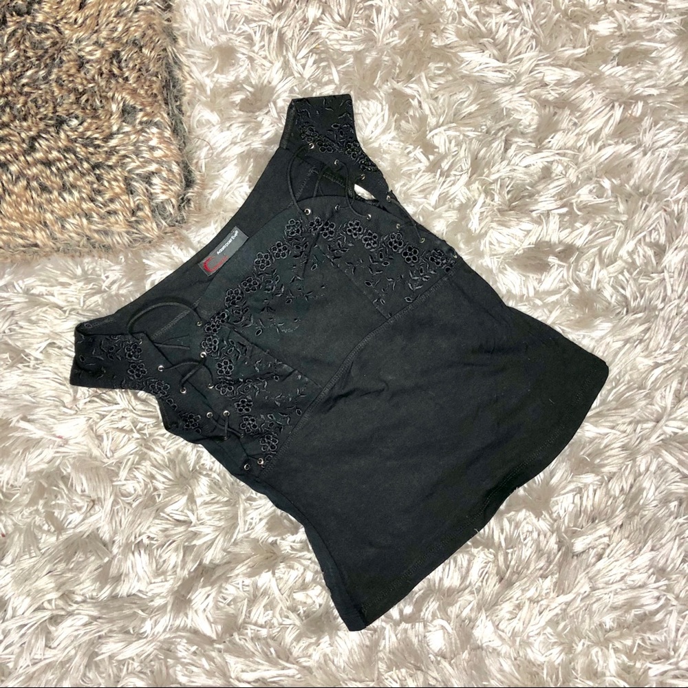 Adam Pour Eve Eyelet Shirt Women size1